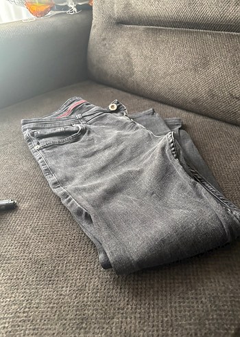 Mavi Jeans Koyu Gri Yikamali Denim Jean