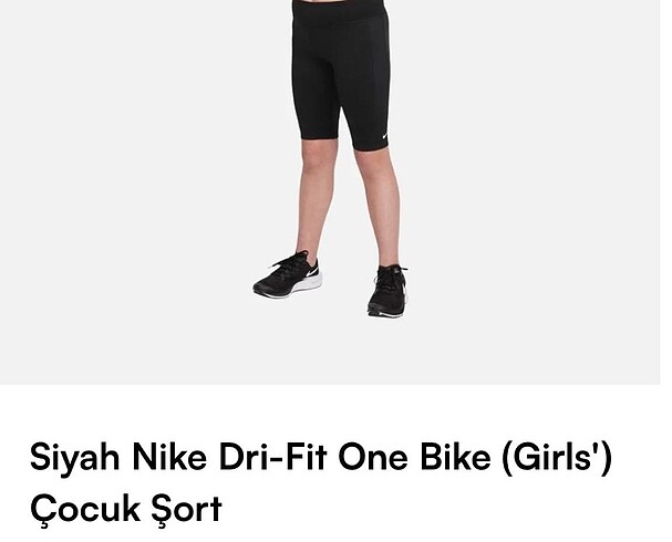 10 Yaş Beden Nike çocuk tayt