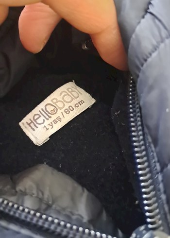 Erkek Çocuk Gri Fermuarlı Mont - Görsel 3