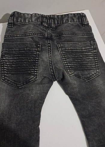 Gri Erkek Çocuk Denim Pantolon - Görsel 2