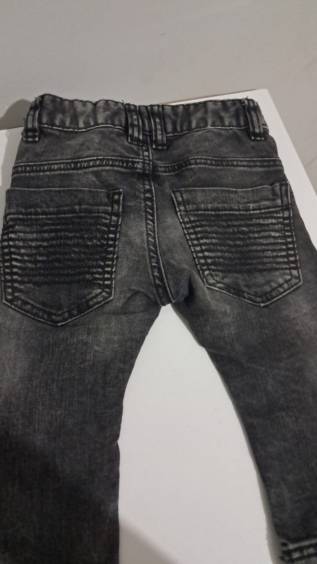 Gri Erkek Çocuk Denim Pantolon - Görsel 2