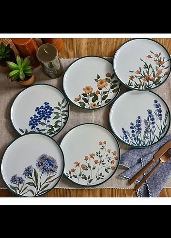 Porland Flower Garden Pasta Tabağı