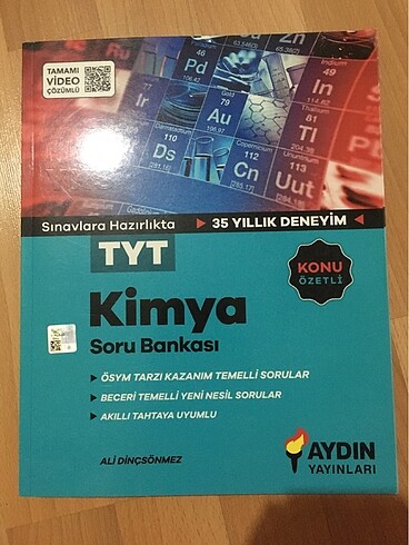 Aydın tyt kimya soru bankası