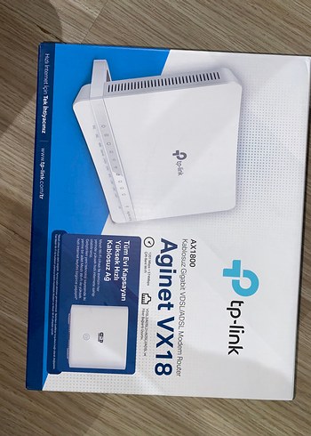 TP-Link Aginet VX18 Modem Router Beyaz