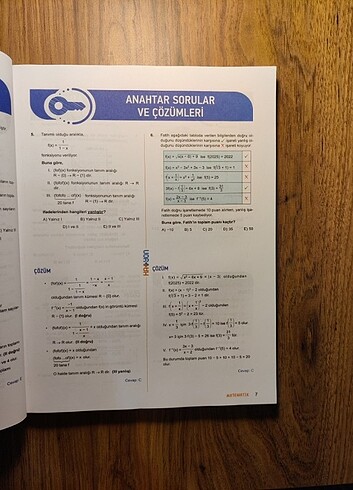  Beden AYT MATEMATİK SORU BANKASI BİNOT YAYINLARI