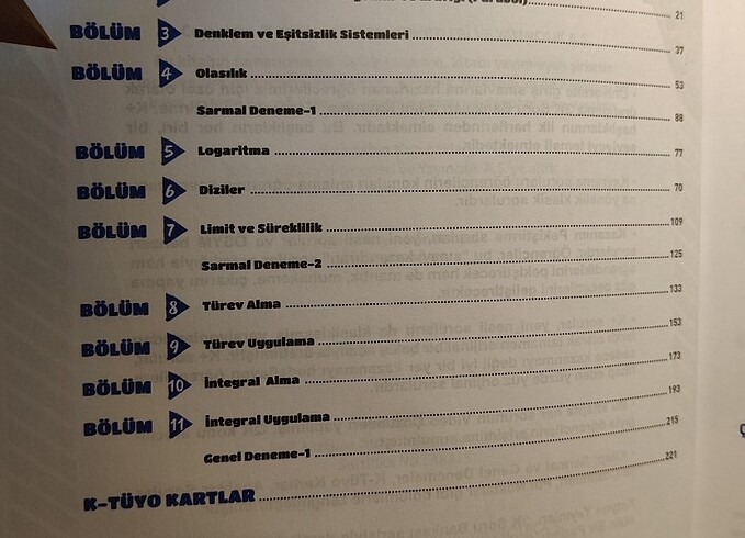  Beden Renk AYT MATEMATİK SORU BANKASI BİNOT YAYINLARI