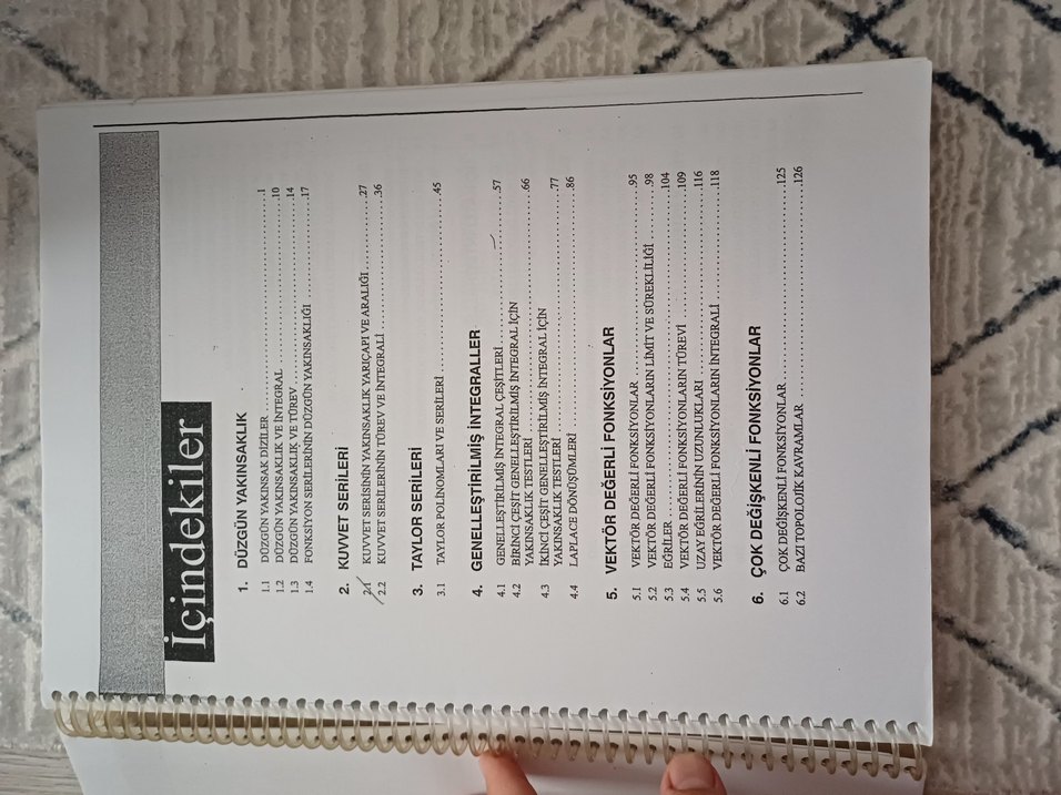 Matematik Analiz 2 - Prof. Dr. Mustafa Balcı - Görsel 2