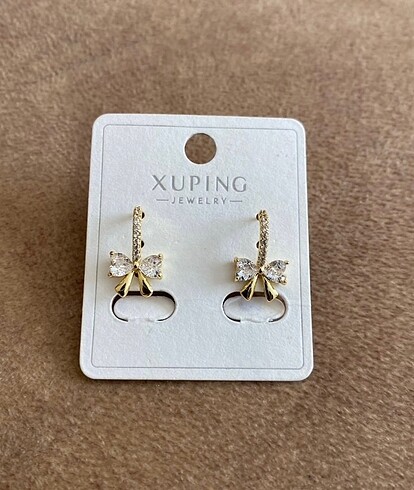 Beden Xuping kurdele taşlı küpe