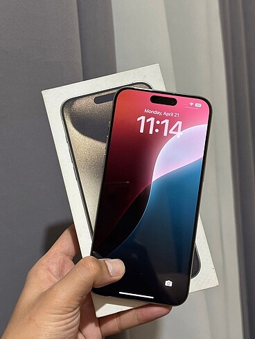 İphone 15 pro max kayıtlı kutulu