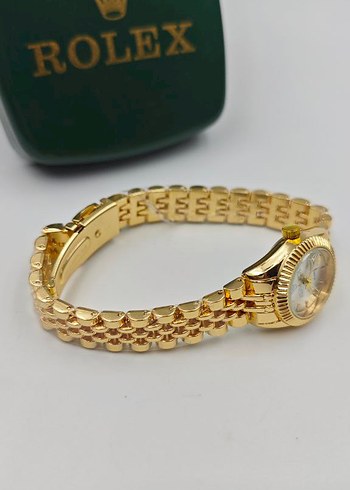 Beden altın Renk Rolex Altın Renk Klasik kadın Saat