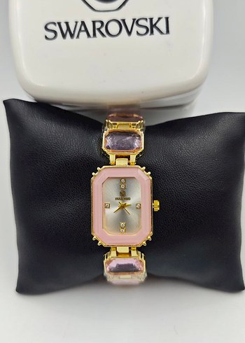 Swarovski Pembe Pastel Kadın Kol Saati