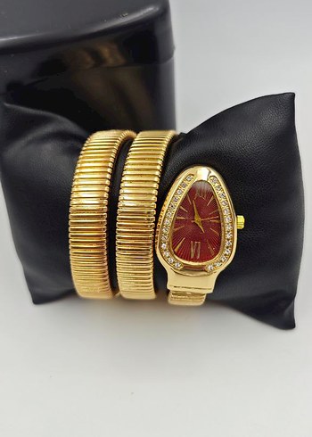 Bvlgari Altın Renkli yılan Kadın Saat