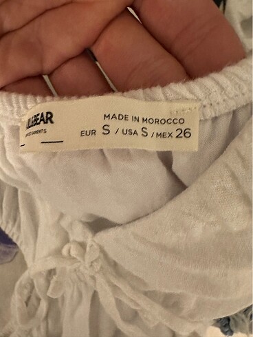 s Beden Pull&Bear Yazlık Keten Elbise