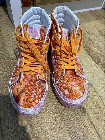38,5 Beden vans renkli lisanslı sneaker