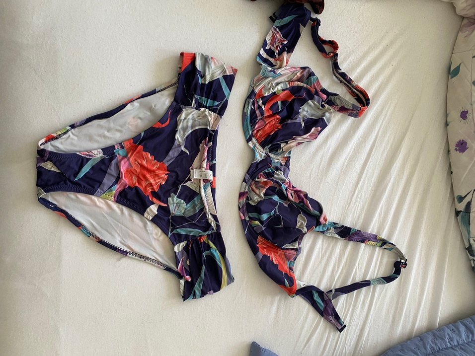 Çok Renkli Baskılı yurt dışı bikini - Görsel 2