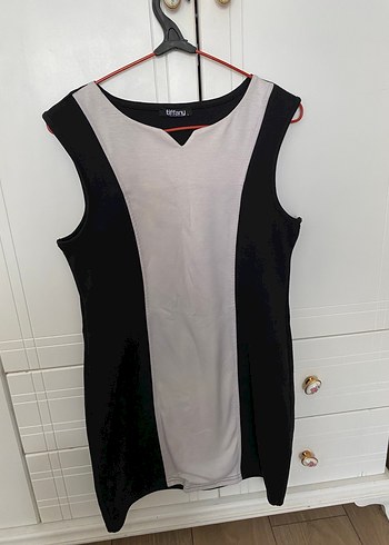 V Yaka ofis elbisesi - Görsel 2