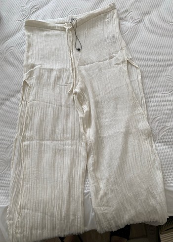 Bikini üstü plaj pantolonu etliketli - Görsel 3