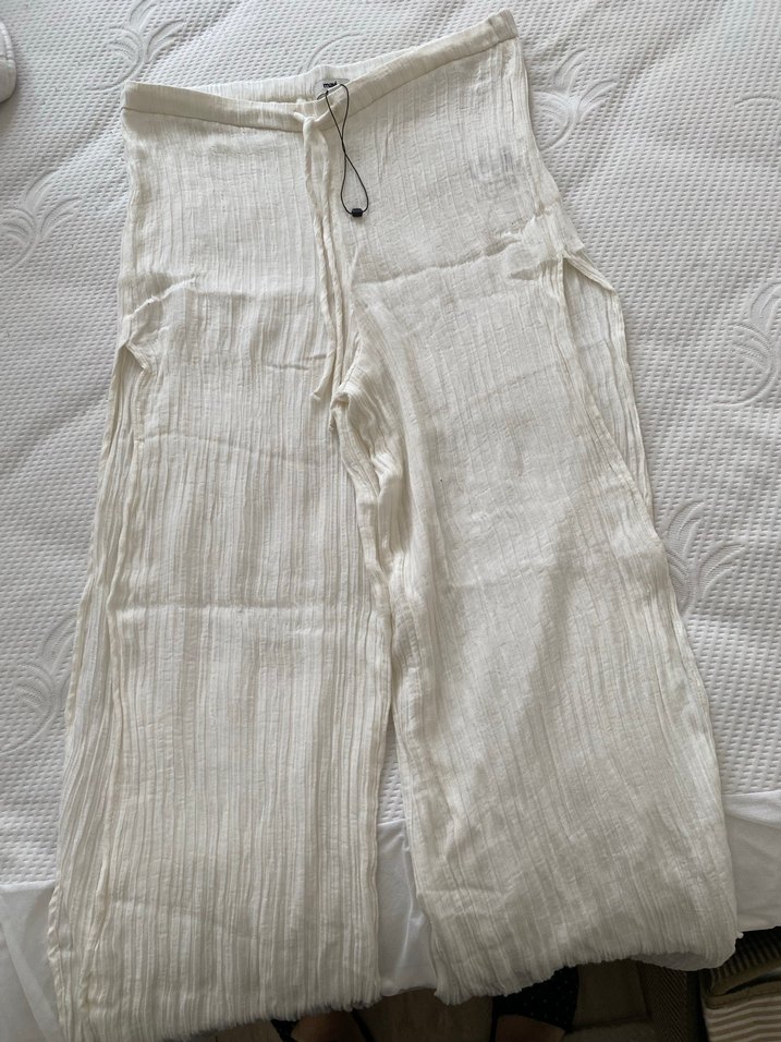 Bikini üstü plaj pantolonu etliketli - Görsel 3