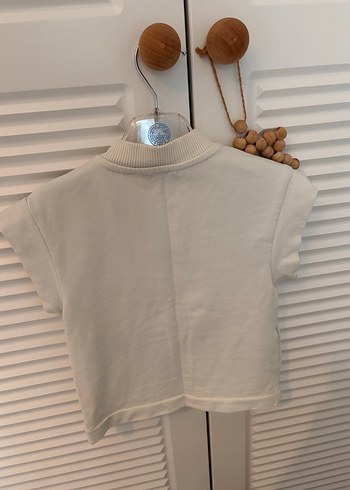 BG Store Erkek Çocuk Baskılı Fermuarlı Beyaz Yelek
