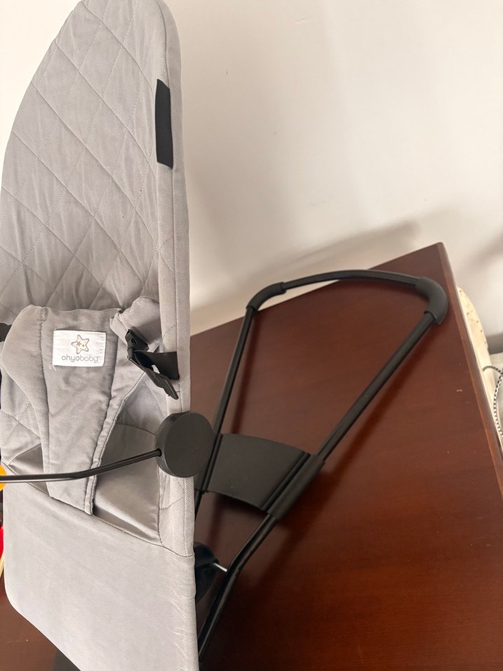 Gri Bebek Kanguru Oyuncaklı , sallanan ana kucağı - Görsel 3