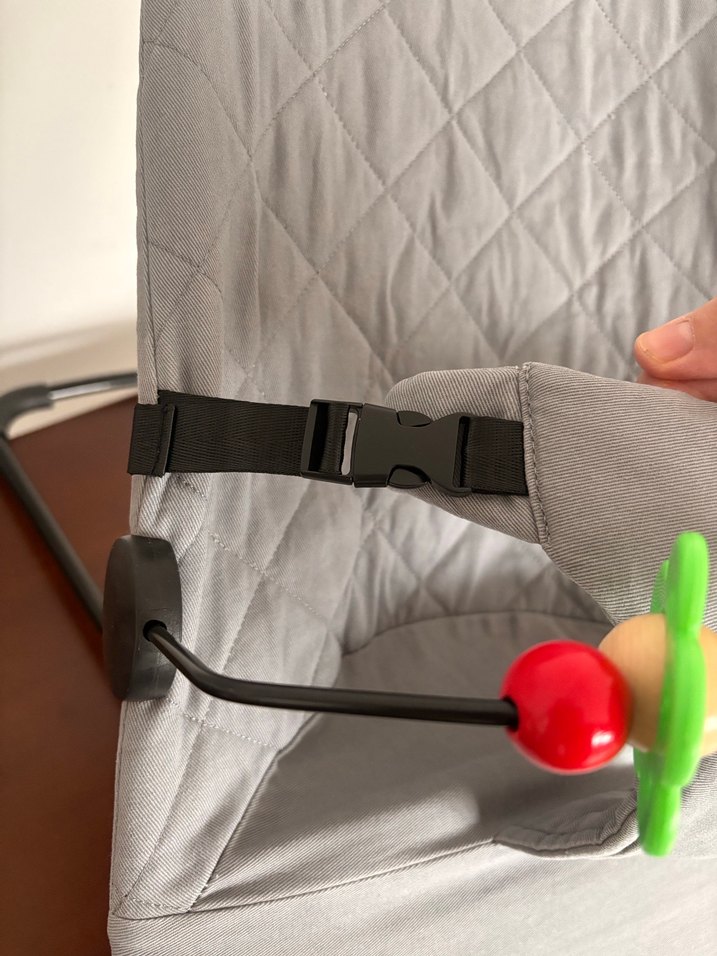 Gri Bebek Kanguru Oyuncaklı , sallanan ana kucağı - Görsel 2