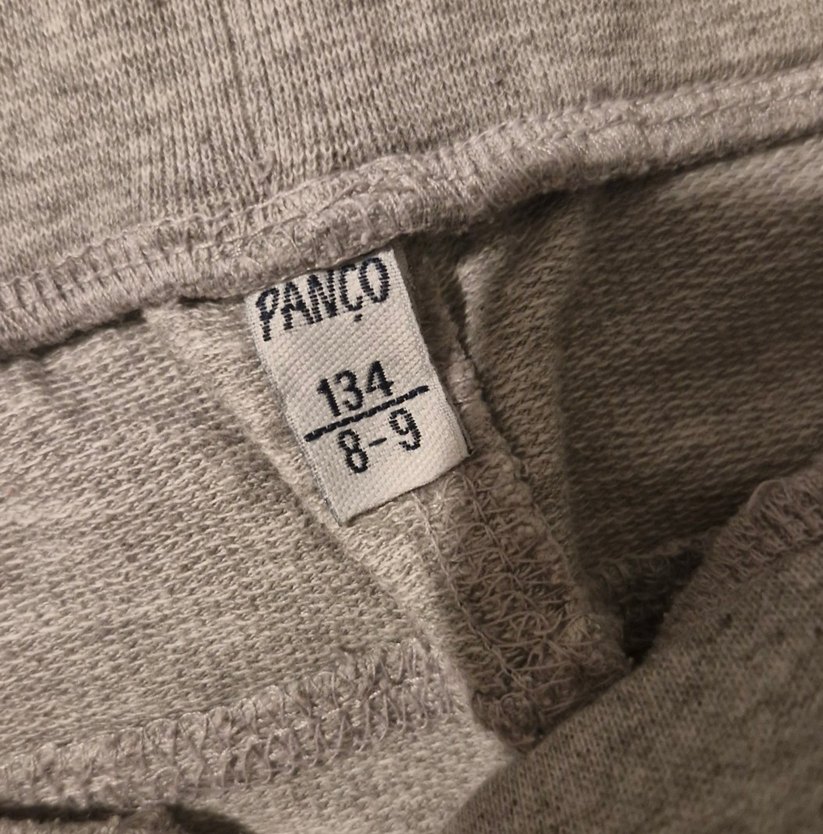 Gri Fermuarlı Erkek Çocuk Eşofman Altı - Görsel 2