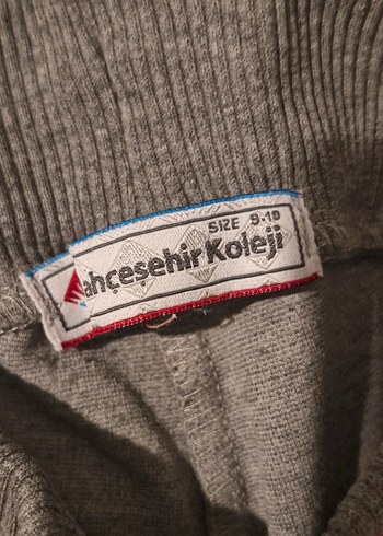 Erkek Çocuk Fermuarlı Rahat Kesim gri Şort - Görsel 2