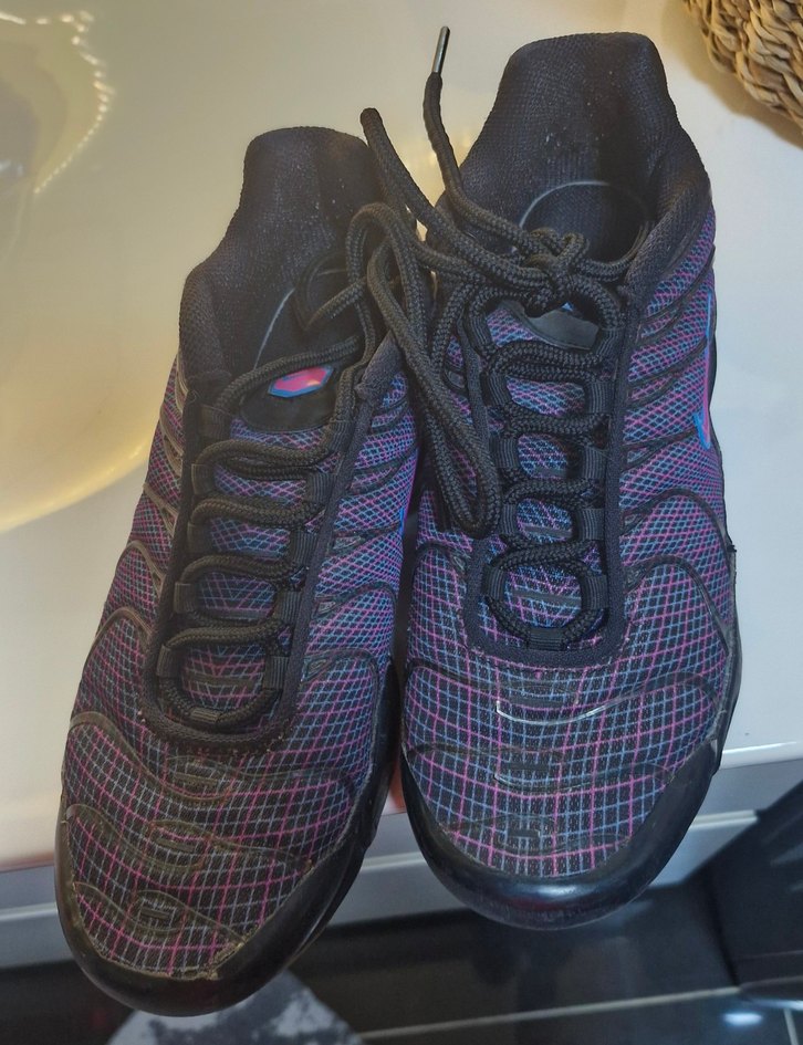 Mor Bağcıklı Nike  Spor Ayakkabı - Görsel 2