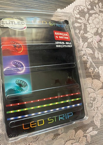 Renkli LED Şerit Işık Kumandası ve Adaptörü - Görsel 2