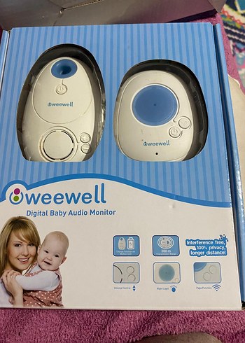 Weewell Bebek Monitörü ve Kamera Seti Beyaz - Görsel 2