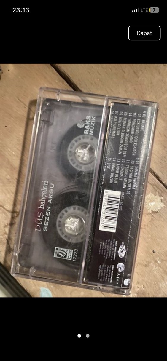 Sezen Aksu - Ah K cassette - Görsel 2