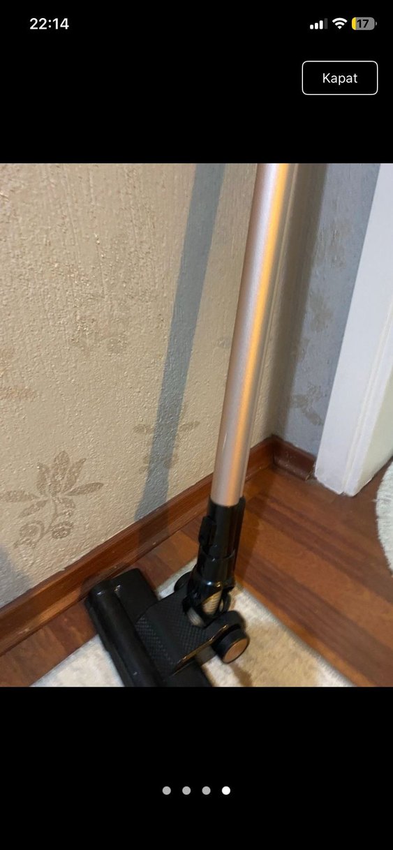 Bej ve Gri Kablosuz Elektrikli Süpürge - Görsel 3