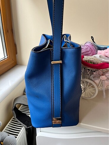  Beden Versace 19.69 marka mavi çanta