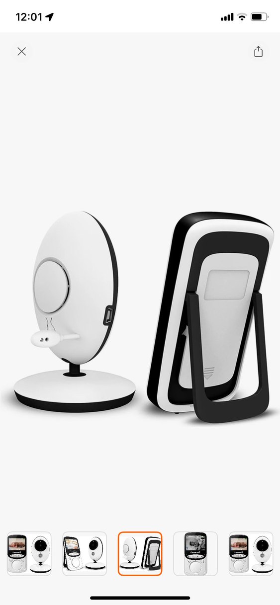 weewell Beyaz Bebek Kamerası - Görsel 3