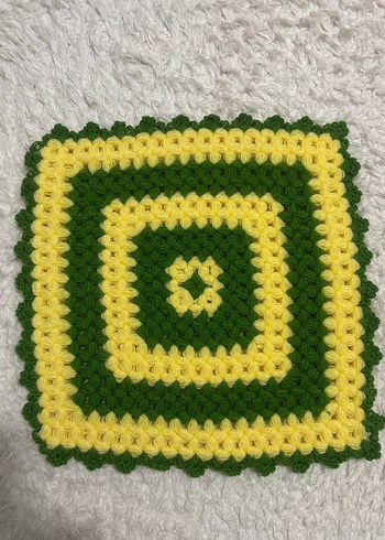 Mavi Beyaz Örgü Banyo Süngeri - Görsel 3