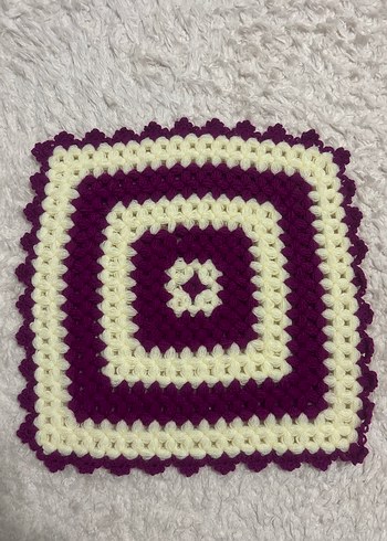 Mavi Beyaz Örgü Banyo Süngeri - Görsel 2