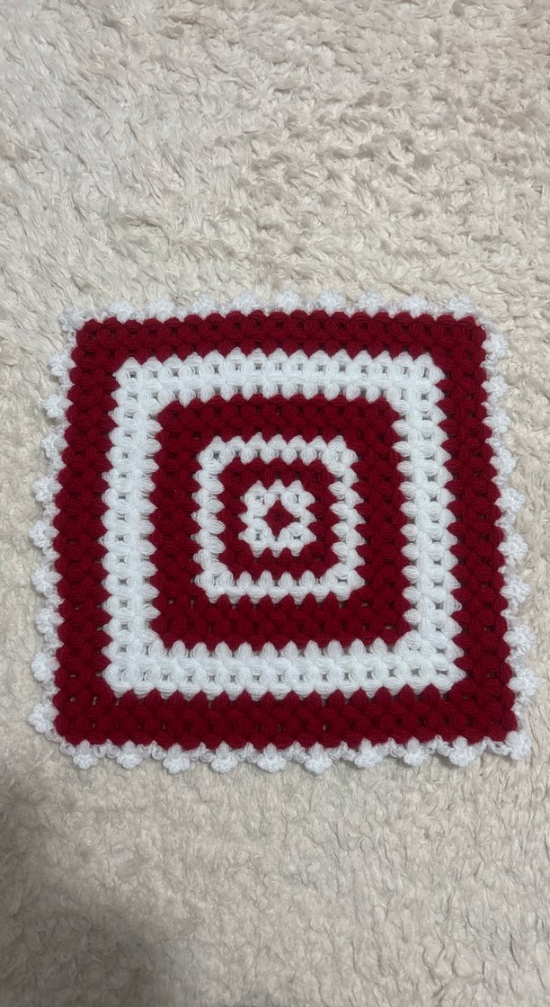 Mavi Beyaz Örgü Banyo Süngeri - Görsel 4