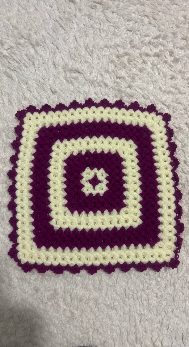 Mavi Beyaz Örgü Banyo Süngeri - Görsel 2