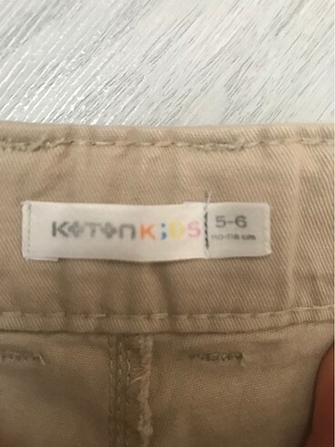 5 Yaş Beden camel Renk Çocuk bermuda şort