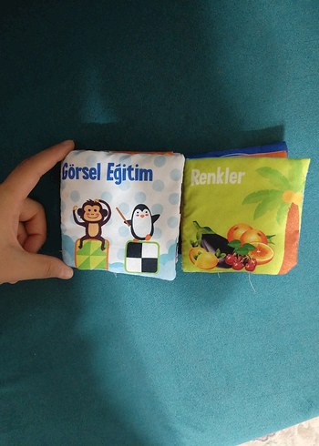 Hışırtılı Görsel Eğitim Kumaş Kitabı