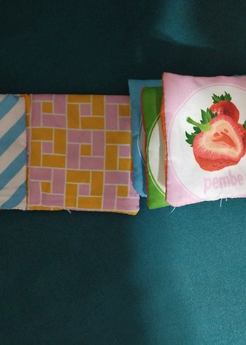 BabyCorner Hışırtılı Görsel Eğitim Kumaş Kitabı