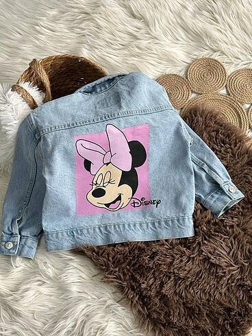 ZARA MİNİMOUSELU KOT CEKET