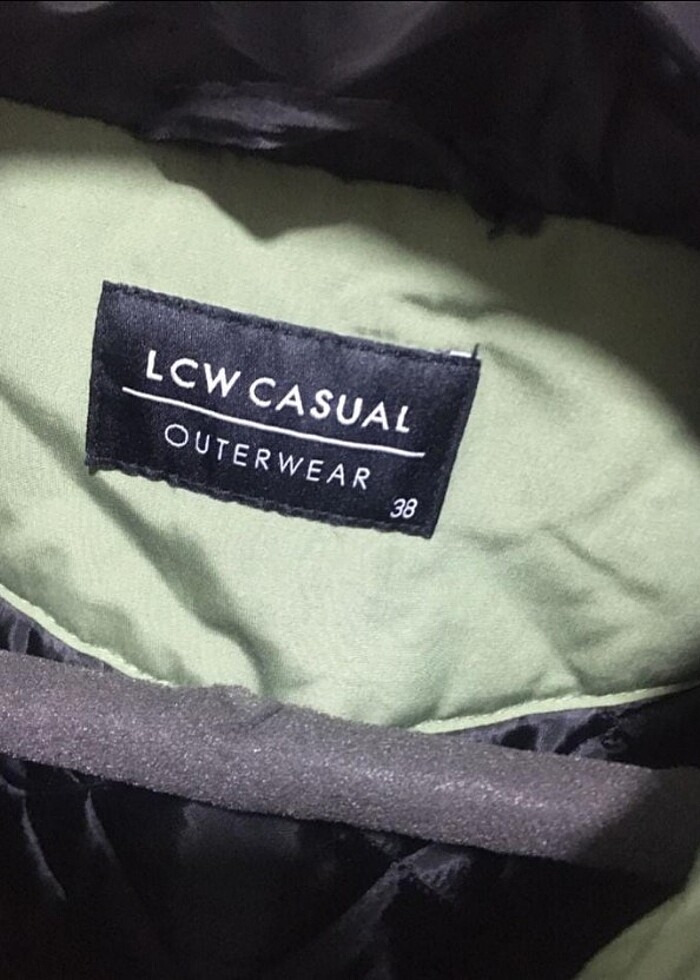 Lcw kadın yeşil mont - Görsel 2