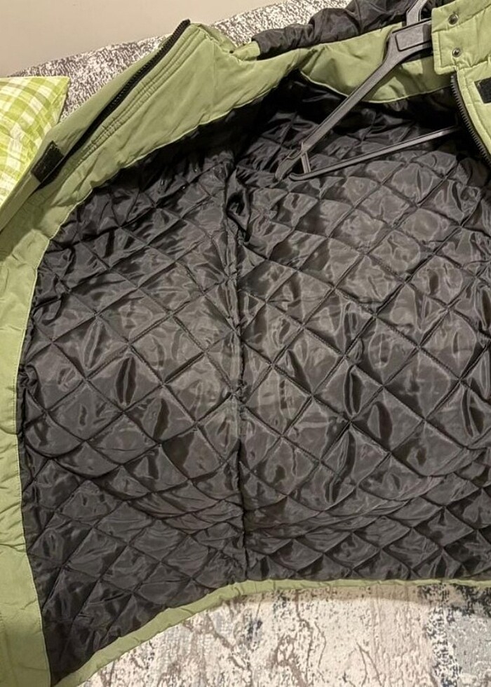 Lcw kadın yeşil mont - Görsel 4