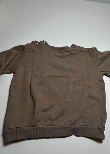 H&M kahverengi sweatshirt 18 ay - Görsel 3