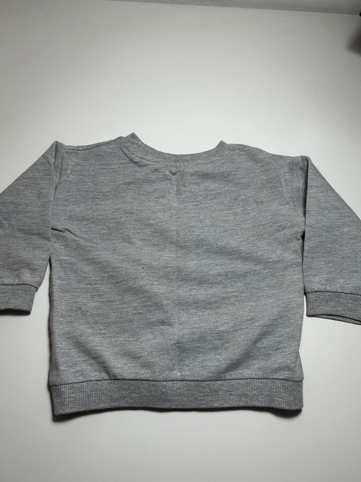 MNG 12-18 Ay Gri Köpekli Sweatshirt - Görsel 3