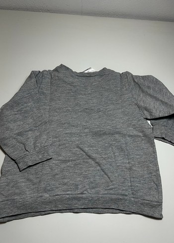 H&M 12-18 Ay Gri Organik Sweatshirt - Görsel 3