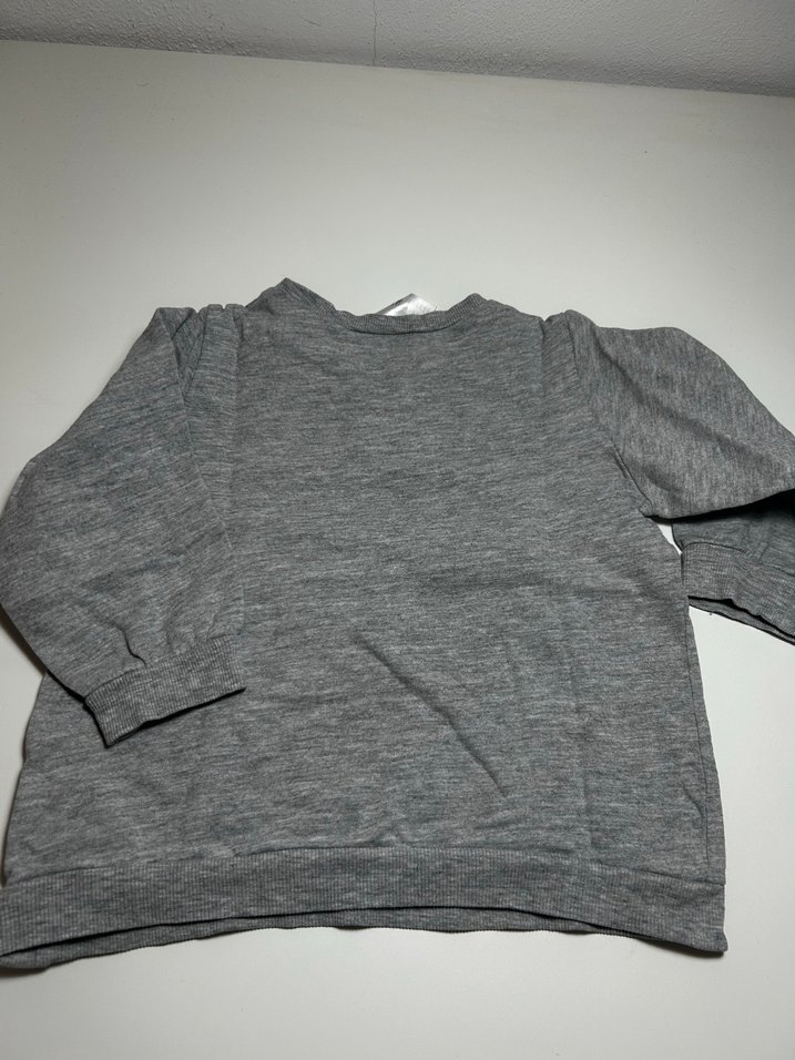 H&M 12-18 Ay Gri Organik Sweatshirt - Görsel 3