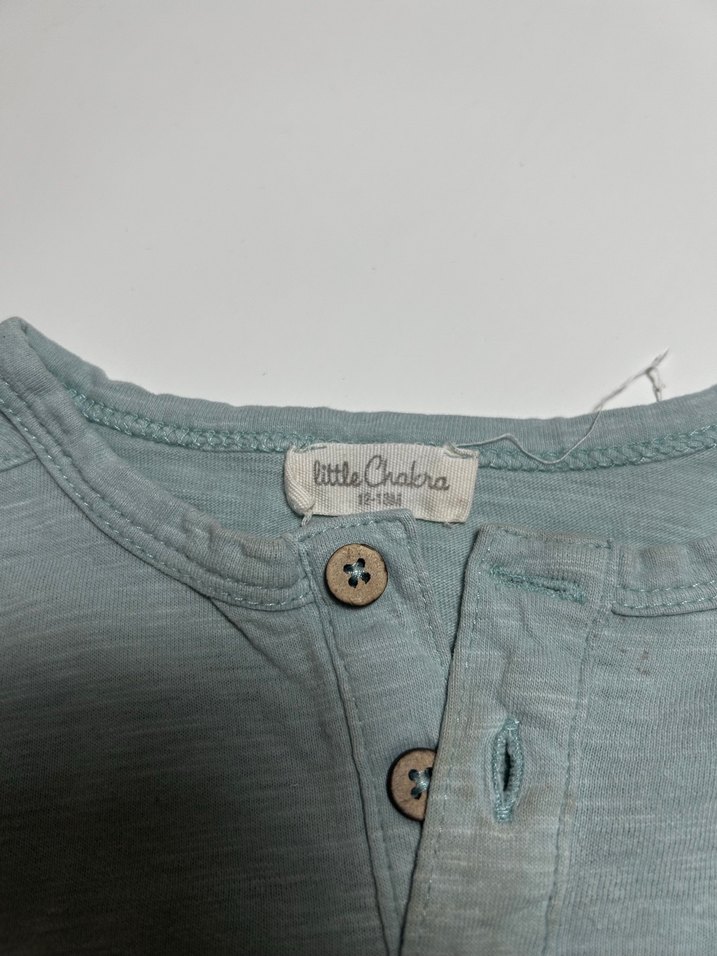 Little Chakra 18-24 Ay Düğmeli Tişört - Görsel 2