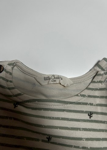 Little Chakra 6-9 Ay Çizgili tişört - Görsel 2